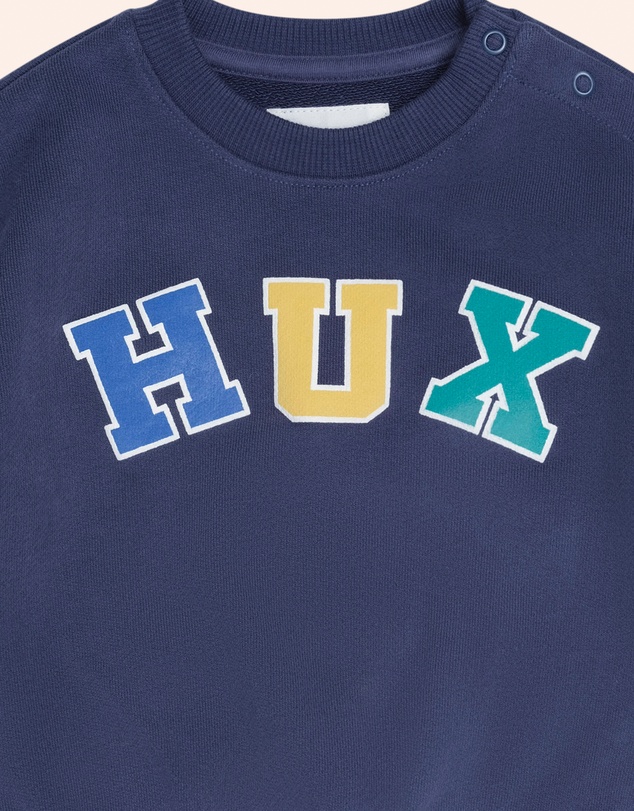 Huxbaby - Hux Flocked Spliced Sweatshirt - Babies-Teens