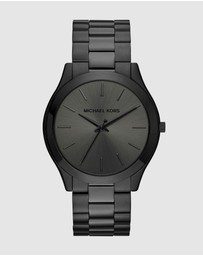 Michael Kors - Michael Kors Slim Runway Black Watch MK8507