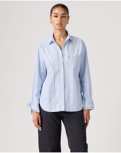 Amari Stripe Chambray Blue