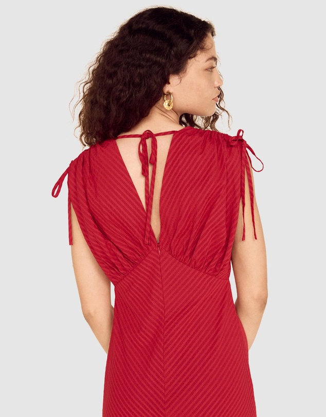 MINKPINK - Malia V-Neck Midi Dress
