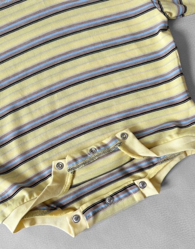 Tiny Trove - Mattie Stripe Cotton Bodysuit - Babies