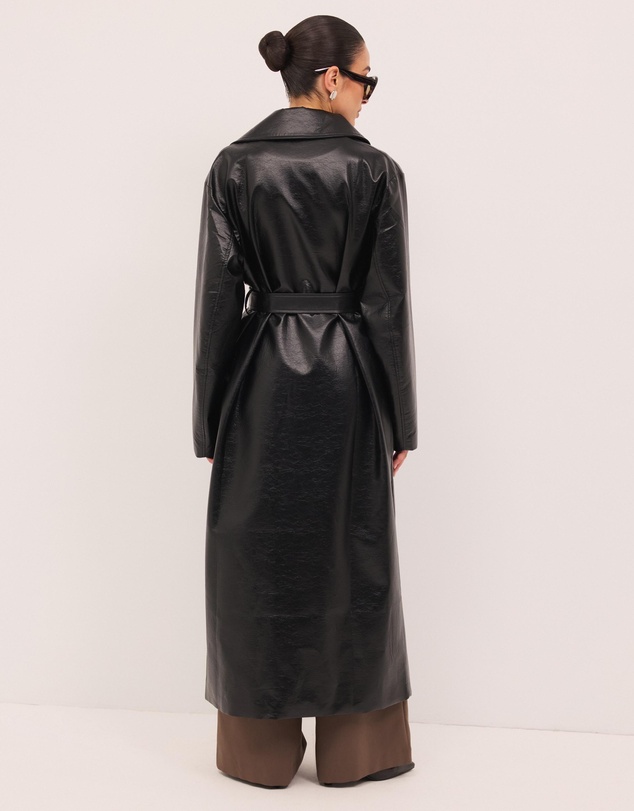 Calli - Nicholas Leather Look Trench Coat