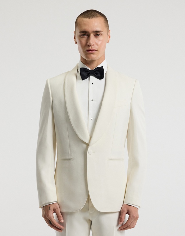Calibre - Shawl Collar Tuxedo Jacket Ivory