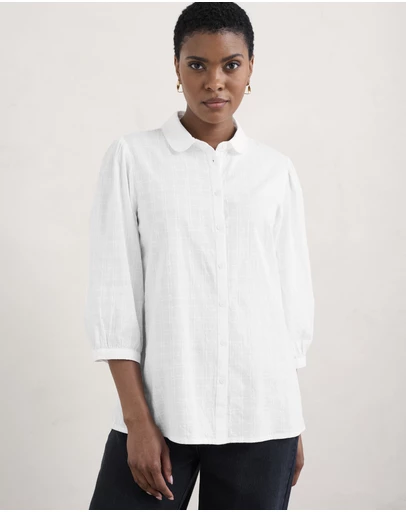 Seasalt - Seasalt Cornwall White Hope Cottage Blouse II