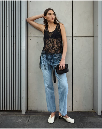 Minima Esenciales - Margot Low Rise Straight Jeans