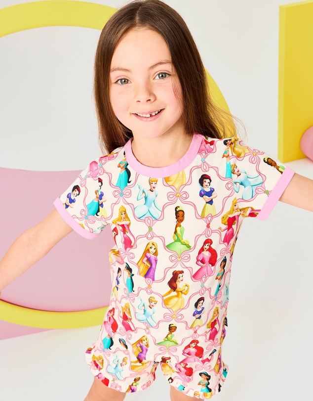Rock Your Kid - Disney Princess Bow Short Pyjama Set - ICONIC EXCLUSIVE - Kids-Teens