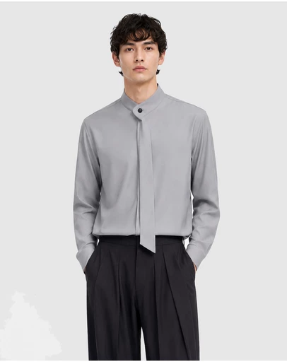 Justin Cassin - Hackett Collar Tie Shirt