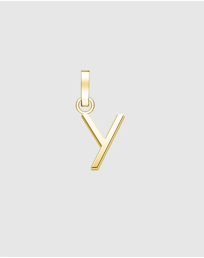 Rosefield - Pendant Gold Tone Letter Y