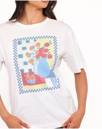 Petal & Pup - Theodore Tee - White Multi