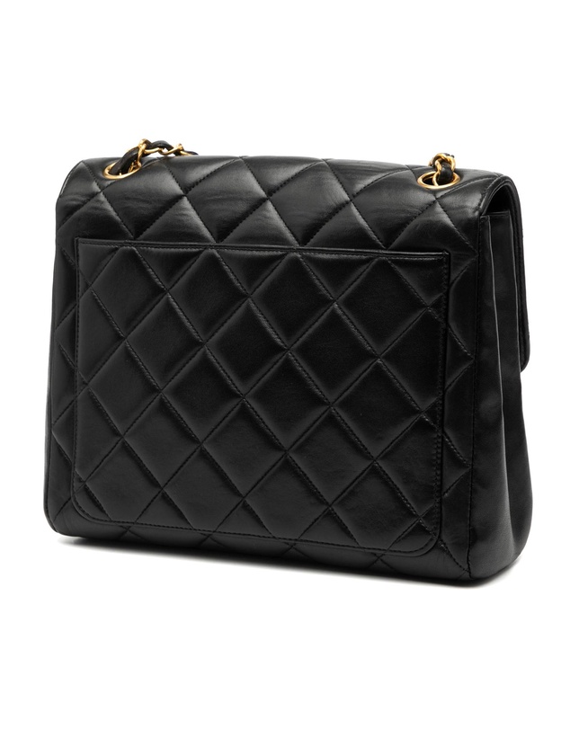 Pre-Loved by Azura Reborn - Pre-Loved Small Square Lambskin Straight Single Flap
