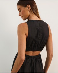 Atmos&Here - Isobel Cotton Poplin Midi Dress