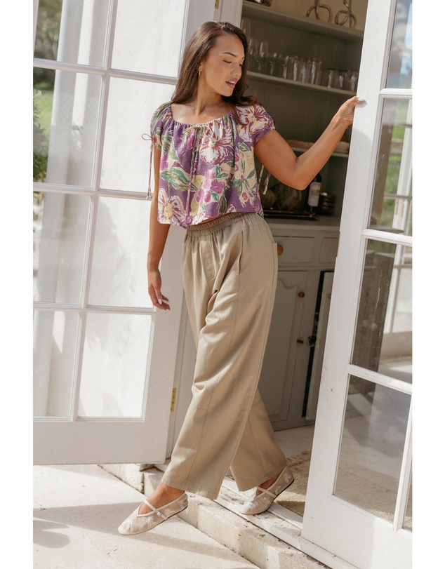Petal & Pup - Sasha Barrel Jean - Moss Green