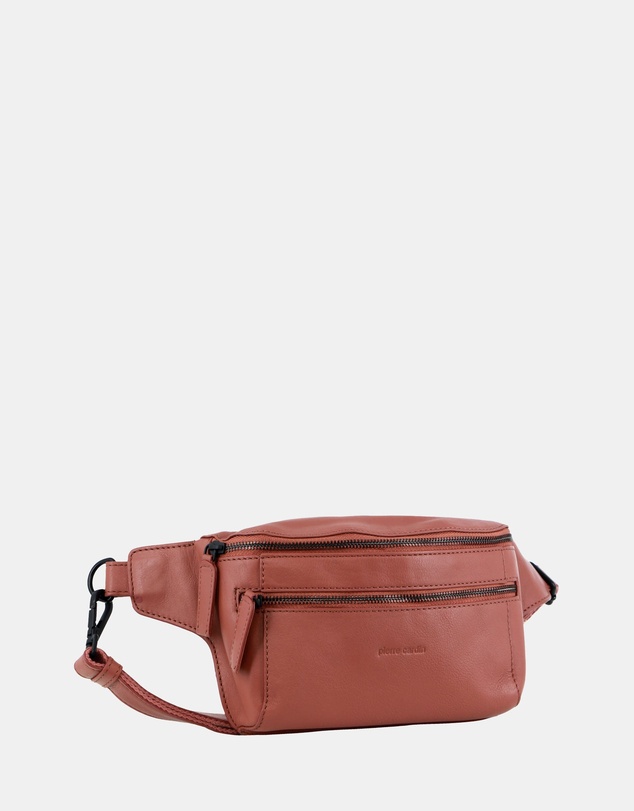 Pierre Cardin - Pierre Cardin Leather 3-Way Sling Bag
