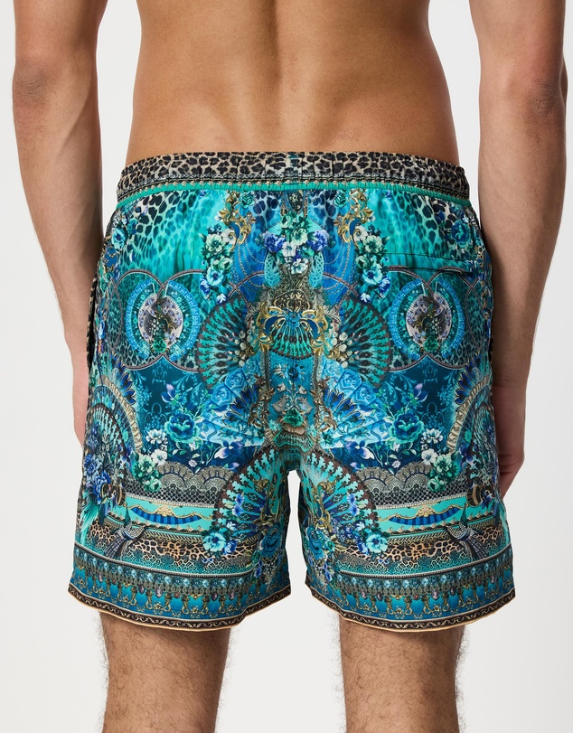 Camilla - Mid Length Boardshorts With Elastic Waist