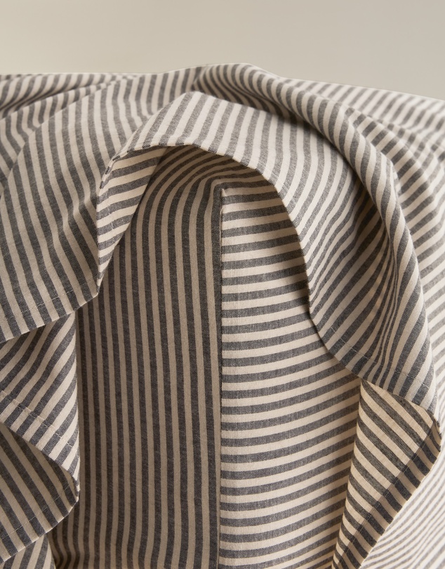 Country Road - Brae Australian Cotton Stripe Queen Flat Sheet