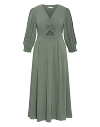 City Chic - Jolene V Neck Maxi Dress