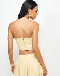AERE - Tiera Strapless Top