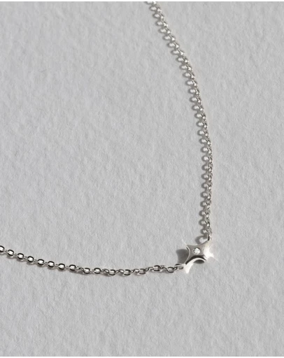 SAINT VALENTINE - Starburst Necklace - Silver