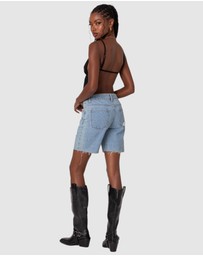 EDIKTED - Rylee Tie Front Open Back Top