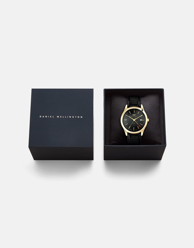 Daniel Wellington - Pathfinder GMT 39mm Black-Croc