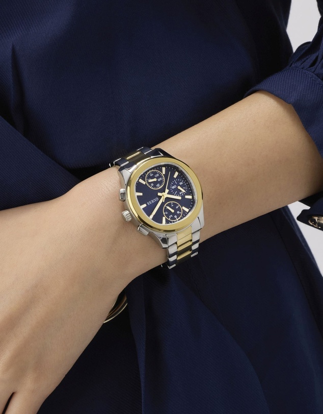 GUESS - GUESS Ladies 2-Tone Multifunction Watch