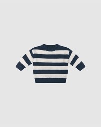 Kynd Baby - Knit Stripe Jumper in Tidal Stripe