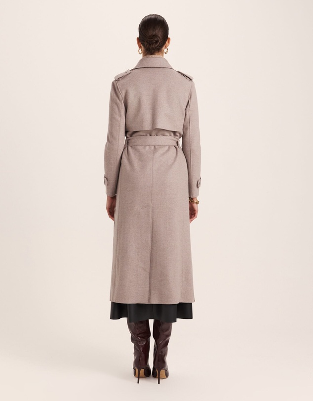 SABA - Karla Wool Longline Trench Coat