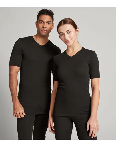 Kathmandu - KMDCore Polypro Unisex Thermal Short Sleeve V Neck Base Layer Top v2