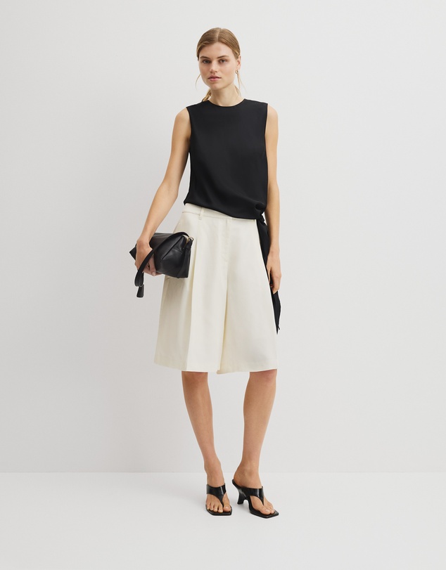 Country Road - Asymmetrical Washable Silk Tank