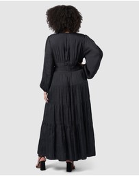 Pink Dusk by Curve Project - Nothing But You Maxi Dress