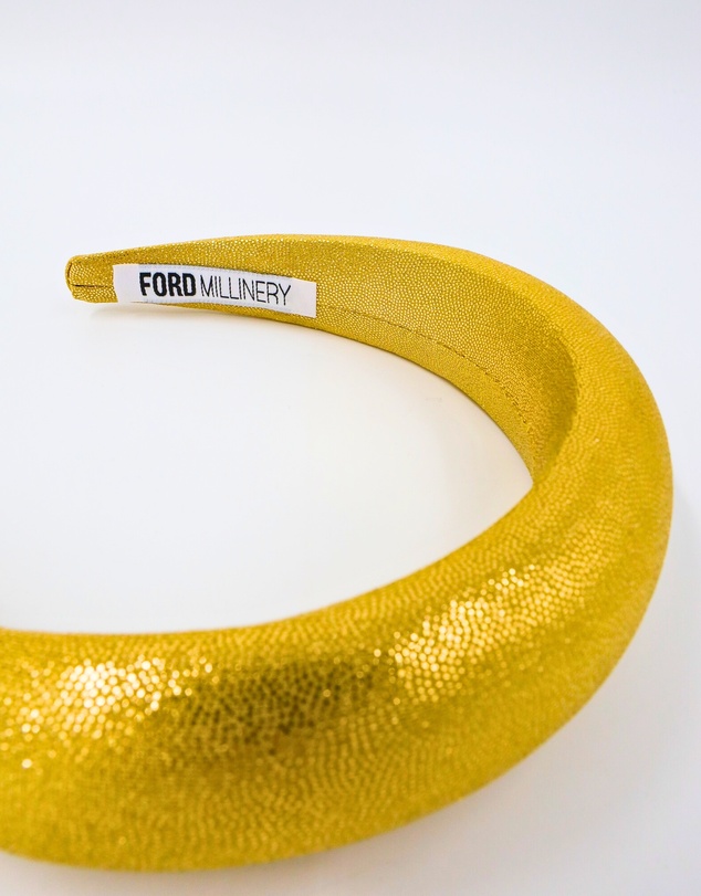 FORD MILLINERY - Kylie Yellow Gold