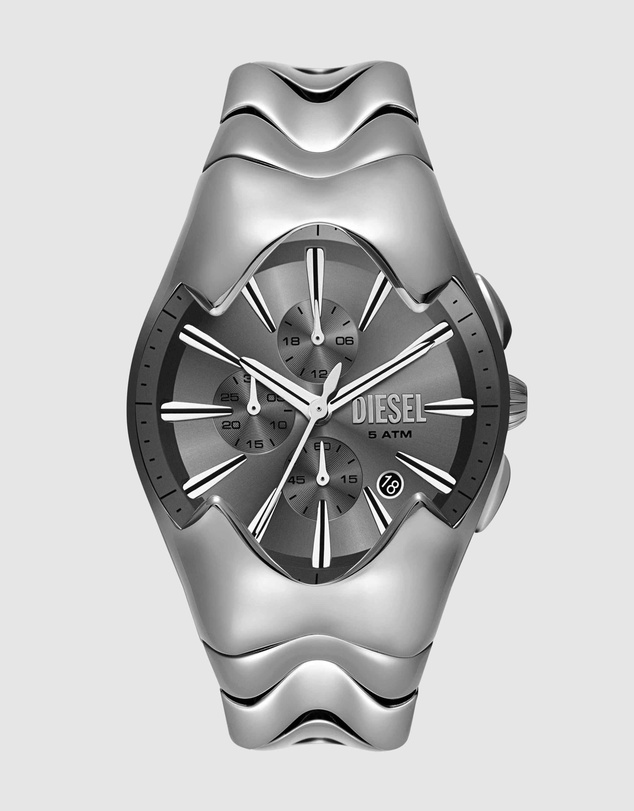 Diesel - Mercurial Silver Tone Chronograph Watch