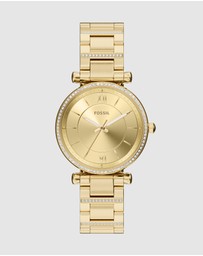 Fossil - Carlie Gold Tone Analogue Watch