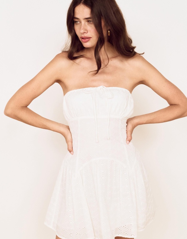 MINKPINK - Anais Embroidered Mini Dress