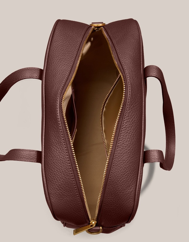 VESTIRSI - Vera Mahogany Medium Bowler Bag