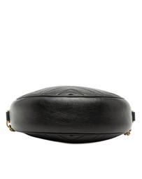 Pre-Loved by Azura Reborn - Pre-Loved Mini GG Marmont Matelasse Leather Round Crossbody