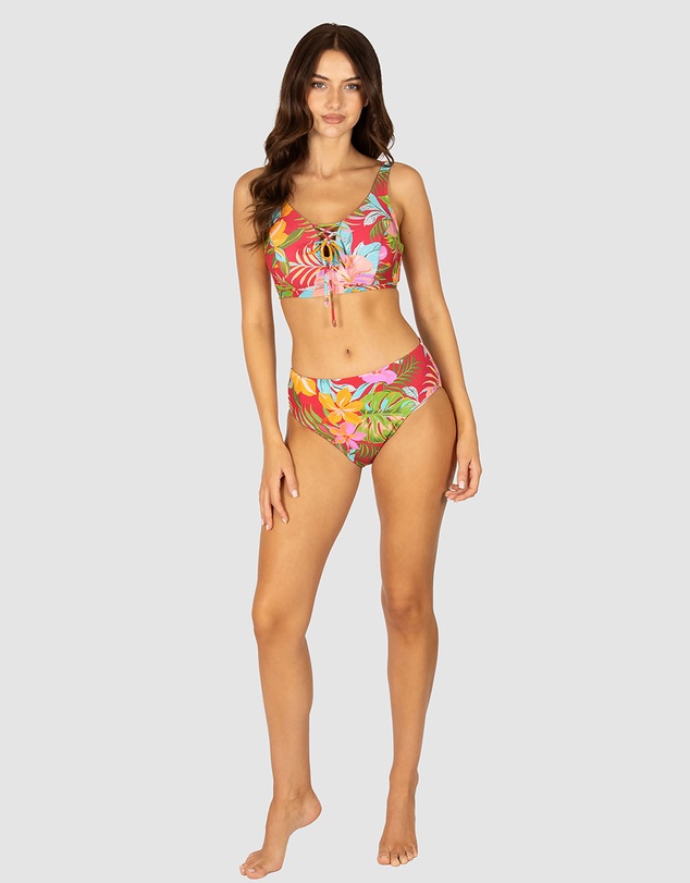 Baku Swimwear - Mahalo F/G Cup Lace Up Bikini Bra Top