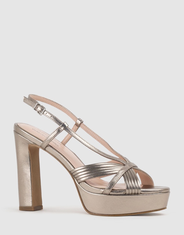 Edward Meller - SYRO110 V Strap Platform Sandal
