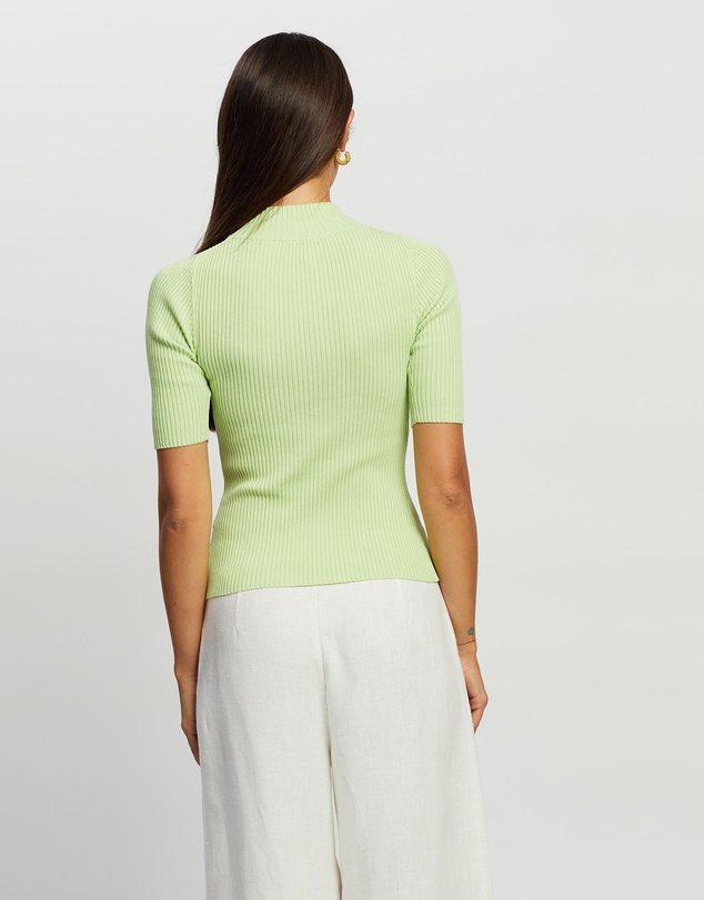 White By FTL - Gena Rib Top