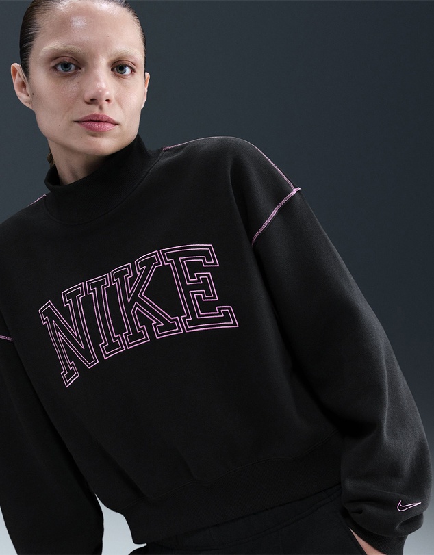 Nike - Sportswear Phoenix Fleece Mock-Neck Sweatshirt