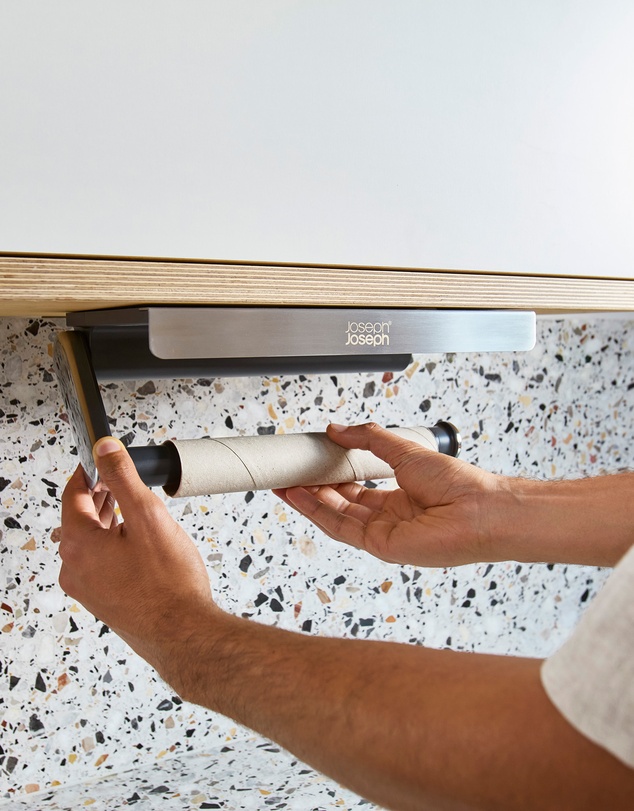 Joseph Joseph - RollGrip™ Under-shelf Easy-tear Kitchen Roll Holder