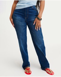 Cotton On - Curvy Stretch Straight Jeans