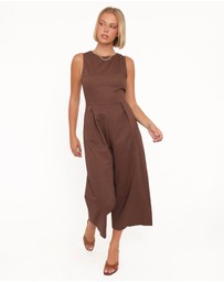 Petal & Pup - Ester Jumpsuit - Chocolate