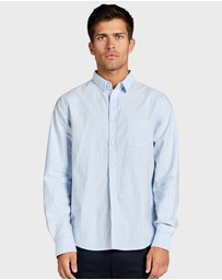 Academy Brand - Dillon Stripe Oxford Shirt