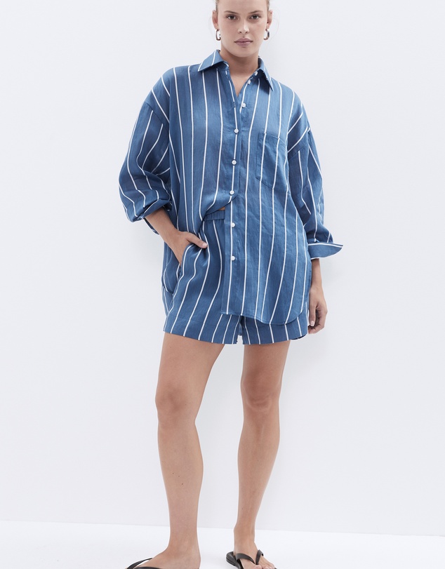 UNISON - Stripe Pull On Short