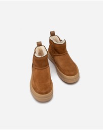 Ozwear Connection Uggs - Ugg Tag Zipper Ankle Boots