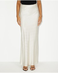 Dazie - Cutie Polka Dot Maxi Skirt