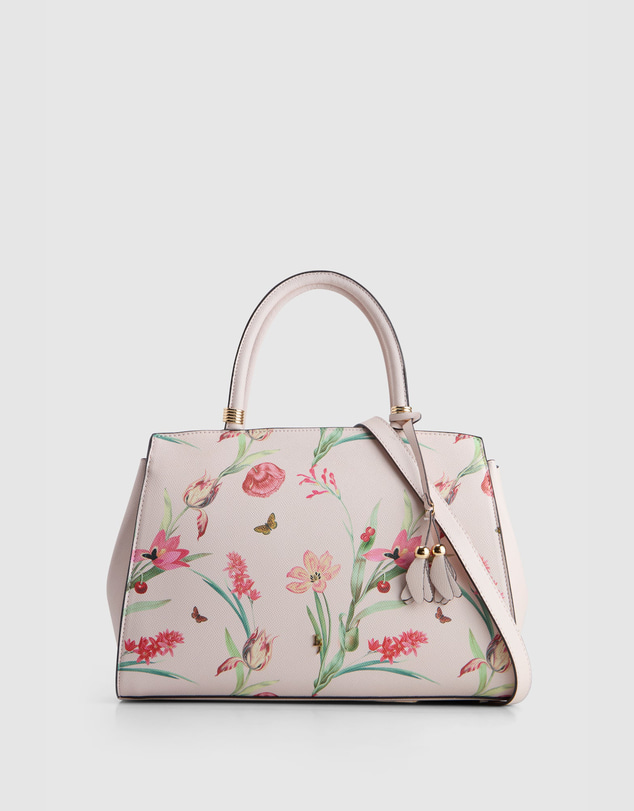 Laura Jones - Cherry Floral Tote Bag