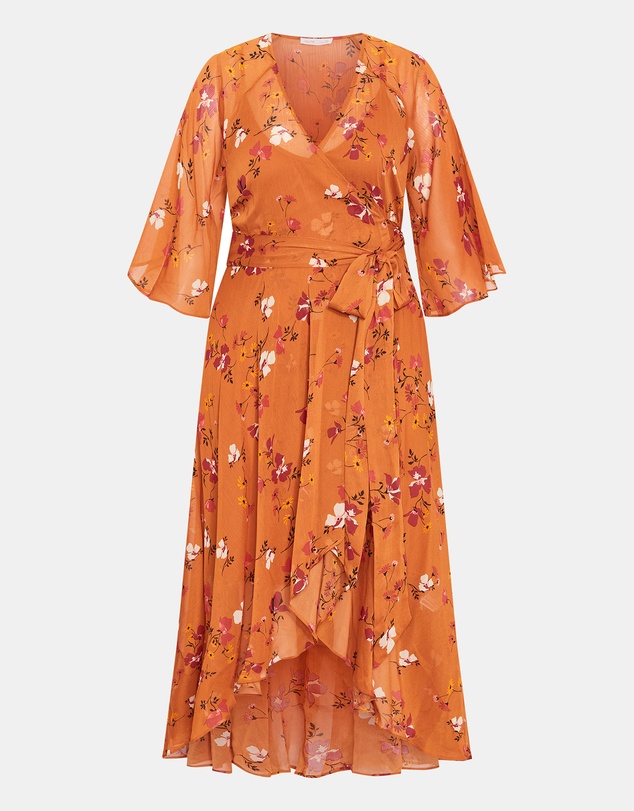 City Chic - Enthral Maxi Print Dress