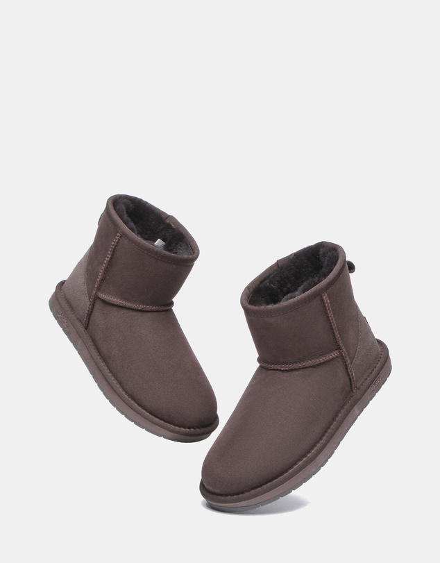 EVERAU - Australian Shepherd Ugg Mini Classic Sheepskin Upper UGG Boots